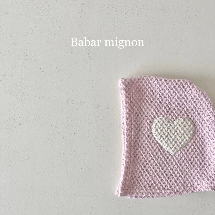 Babar Mignon - Korean Children Fashion - #stylishchildhood - Heart Balaclava - 8