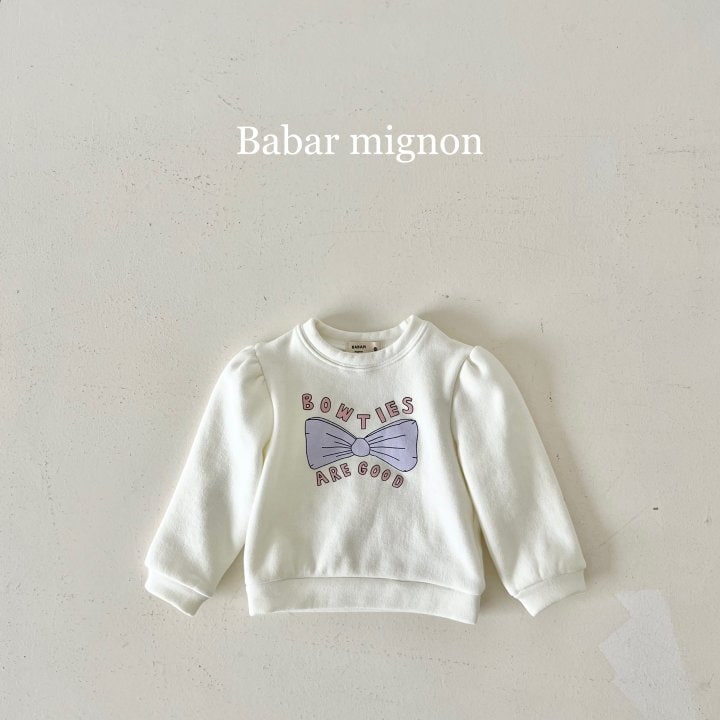 Babar Mignon - Korean Children Fashion - #toddlerclothing - Soft Ribbon Sweatshirts - 11