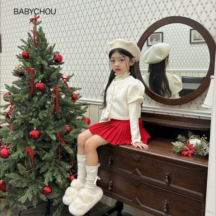 Babychou - Korean Children Fashion - #Kfashion4kids - Ribbon Elise Skirt - 2