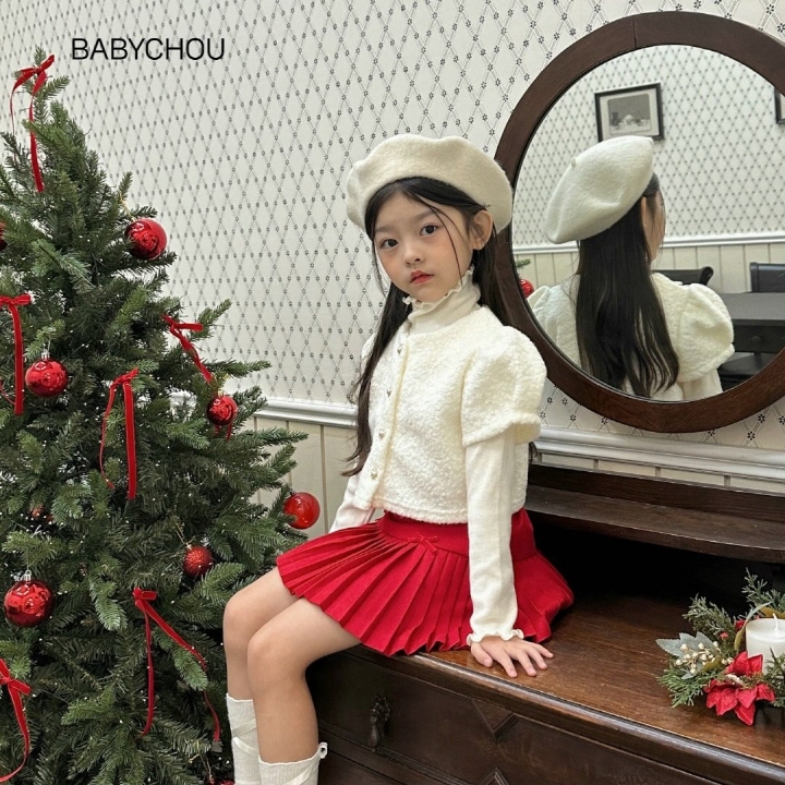 Babychou - Korean Children Fashion - #minifashionista - Ribbon Elise Skirt - 5