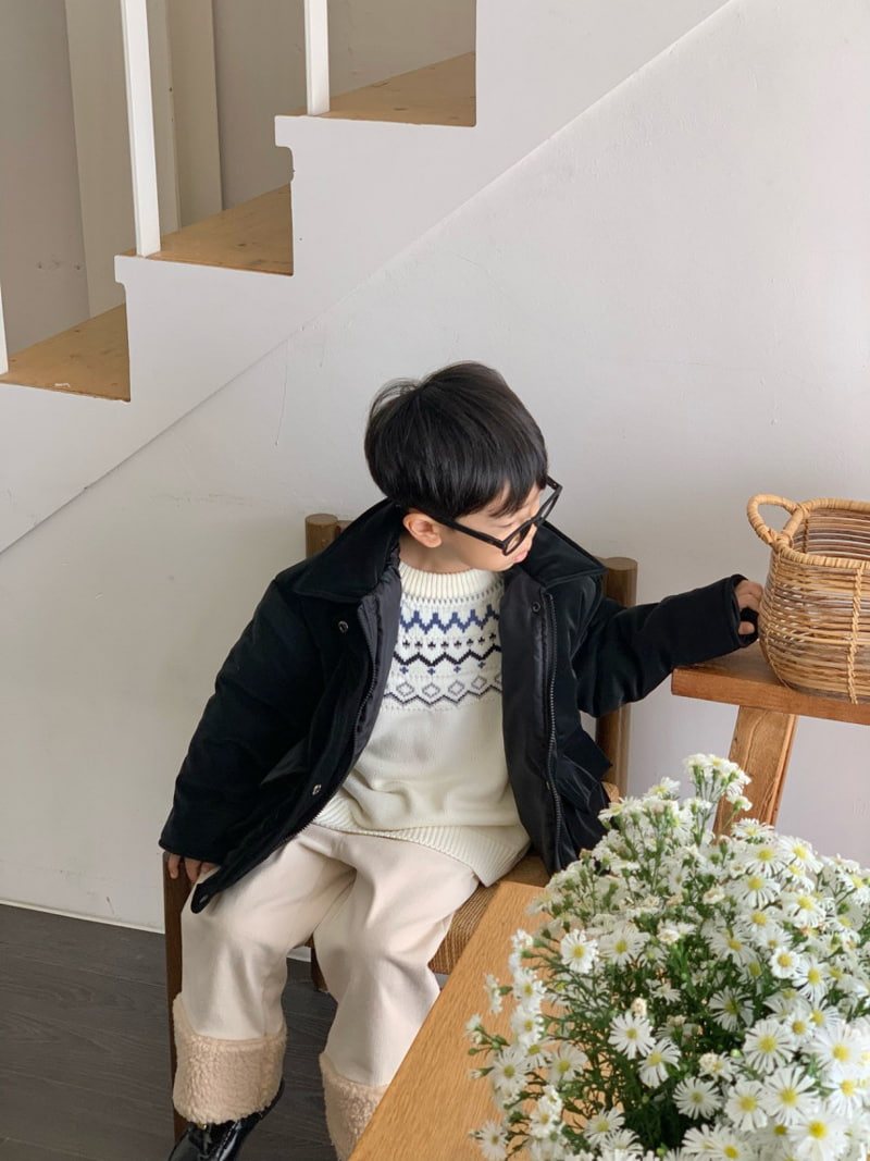 Bailey - Korean Children Fashion - #stylishchildhood - Nordic Autumn Knit - 4