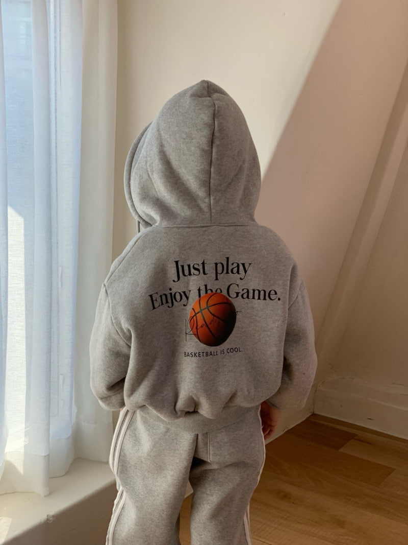 Bailey - Korean Children Fashion - #designkidswear - Basketball Hooded Jumper