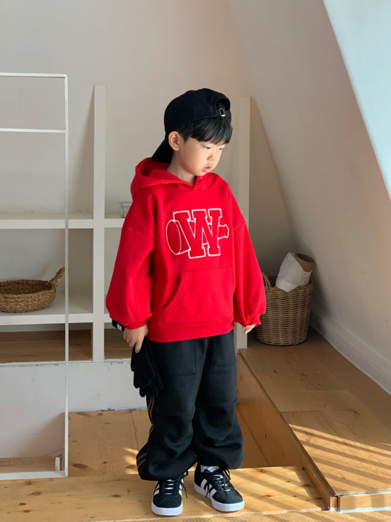 Bailey - Korean Children Fashion - #kidzfashiontrend - W Hooded Sweatshirt - 9