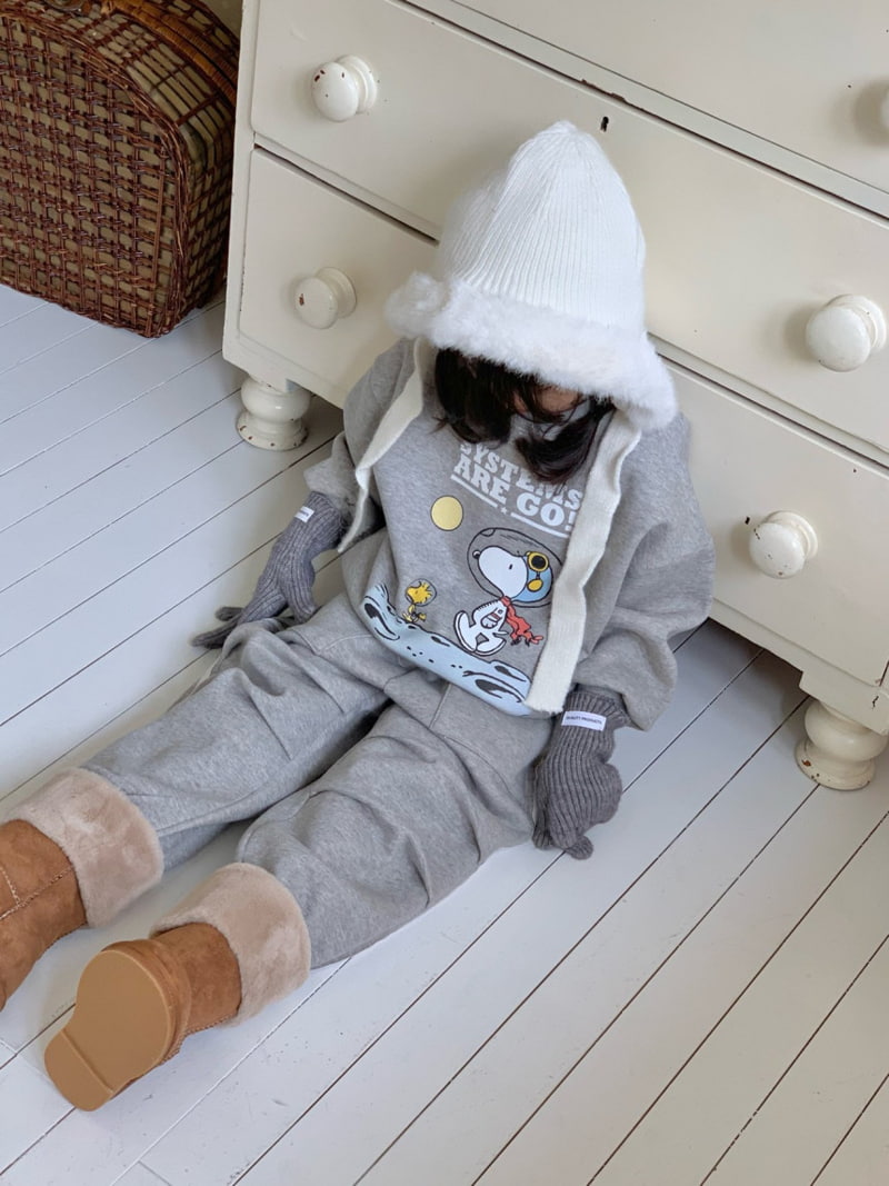 Bailey - Korean Children Fashion - #todddlerfashion - Space Puppy Sweatpants - 7