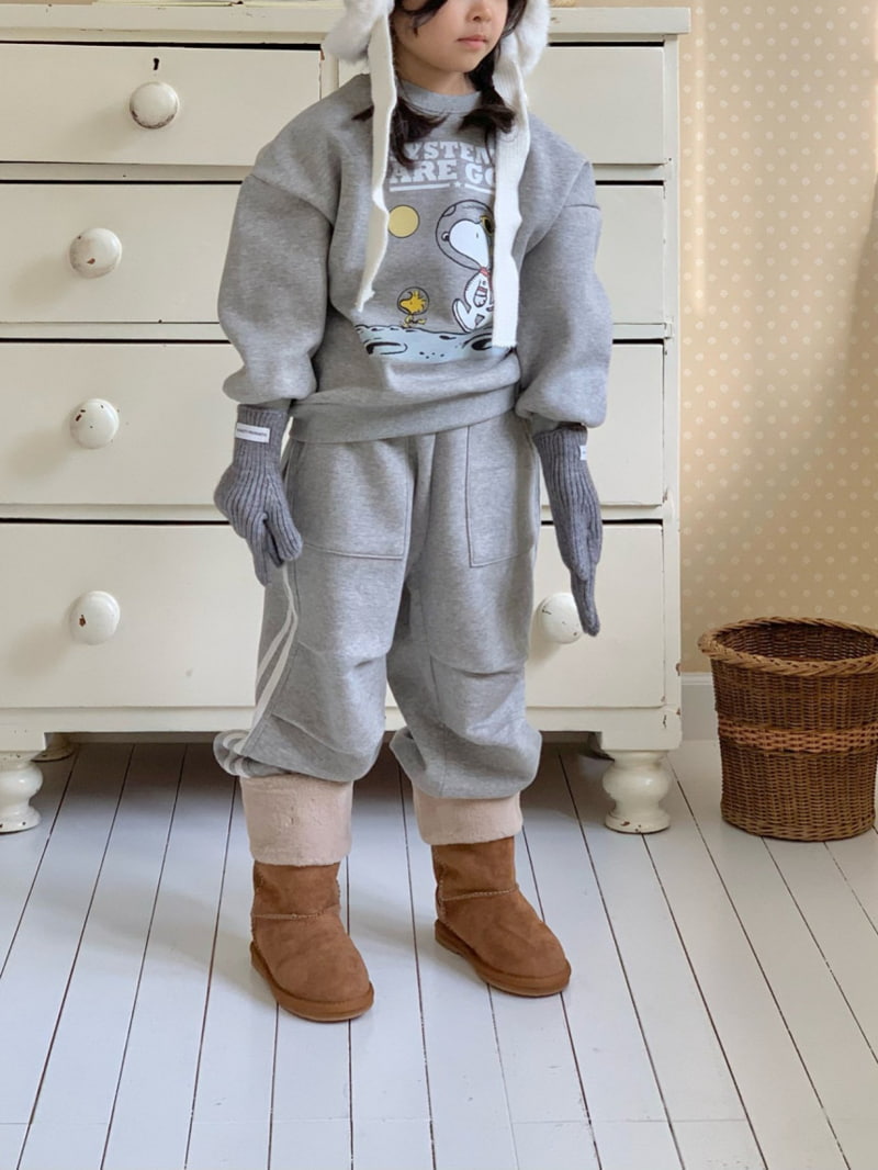 Bailey - Korean Children Fashion - #toddlerclothing - Space Puppy Sweatpants - 8