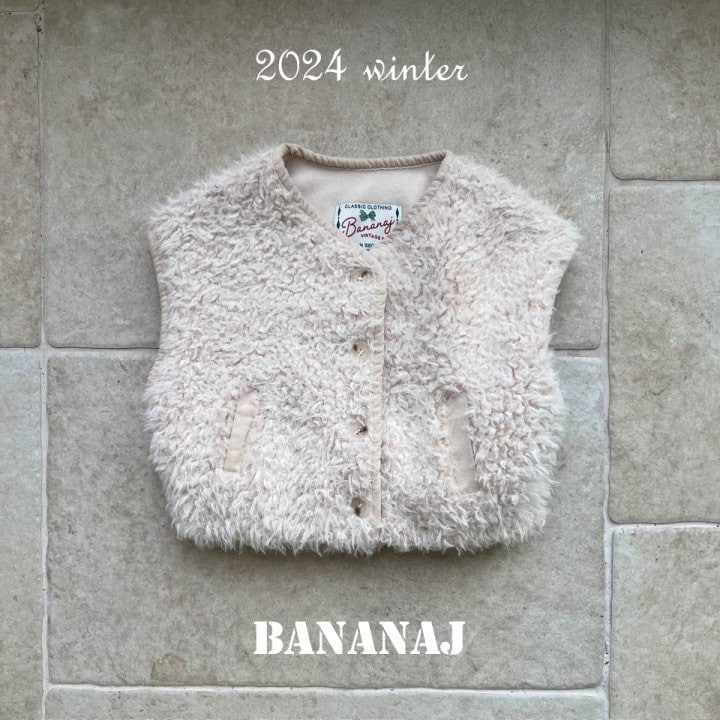 Banana J - Korean Children Fashion - #kidsstore - Alpaca Vest