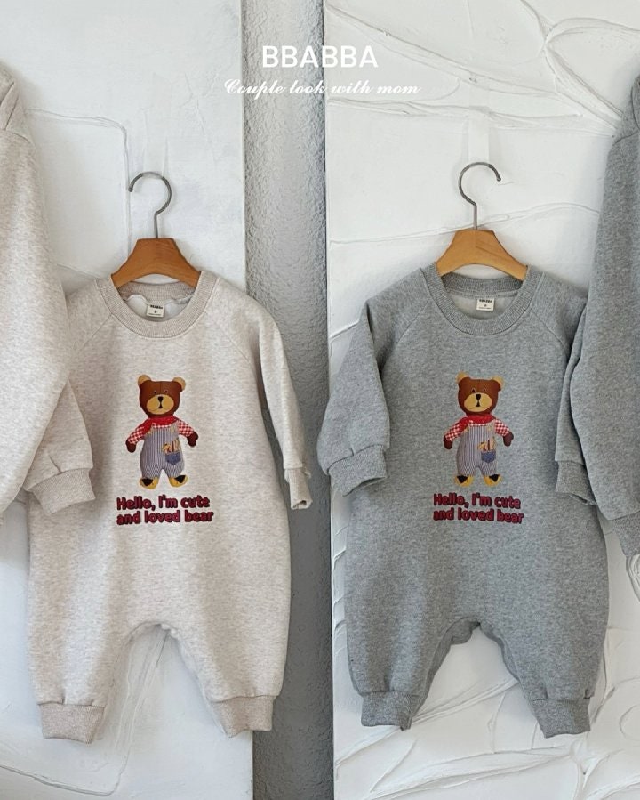 Bbabba - Korean Baby Fashion - #babyboutiqueclothing - Winter Bear Fleece Sweatshirts - 5