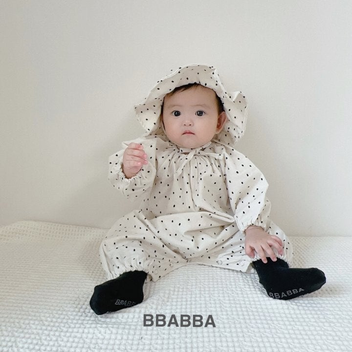 Bbabba - Korean Baby Fashion - #babyboutiqueclothing - Fleece Long Dot Suit - 3