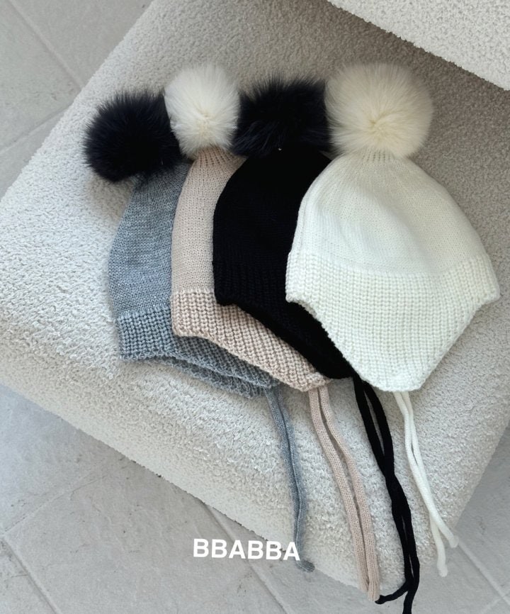 Bbabba - Korean Baby Fashion - #babyclothing - Mink Earmuff Hat - 5