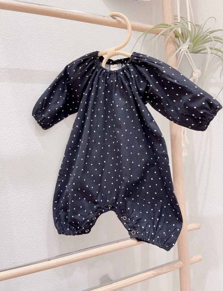 Bbabba - Korean Baby Fashion - #babyfashion - Fleece Long Dot Suit - 5