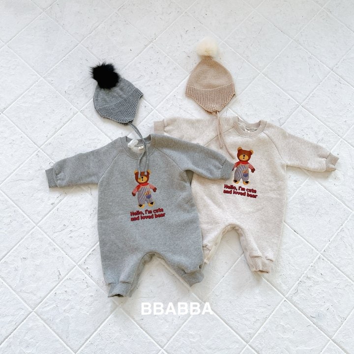 Bbabba - Korean Baby Fashion - #babyfever - Winter Bear Fleece Sweatshirts - 8