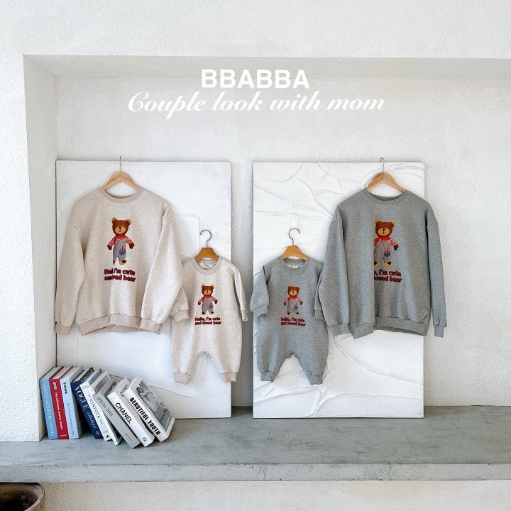 Bbabba - Korean Baby Fashion - #babygirlfashion - Winter Bear Fleece Sweatshirts - 9