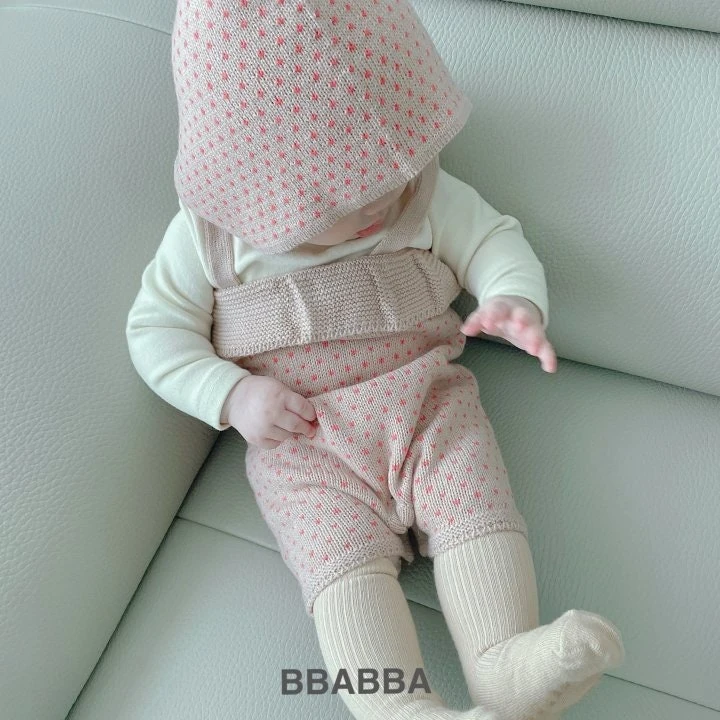 Bbabba - Korean Baby Fashion - #babygirlfashion - Totto Frill Knit Suit - 2