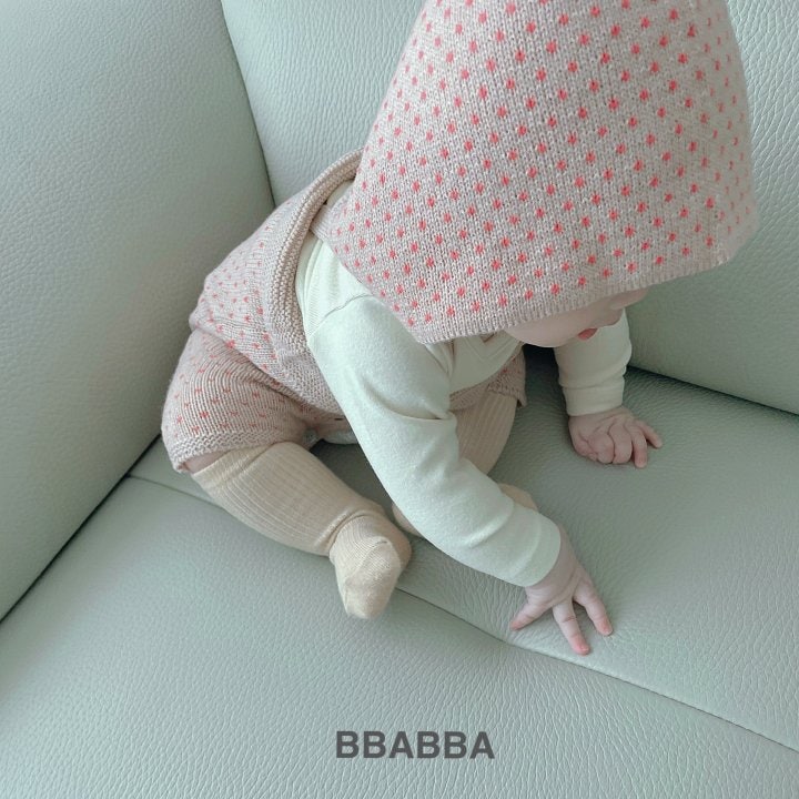 Bbabba - Korean Baby Fashion - #babylifestyle - Totto Frill Knit Suit - 3