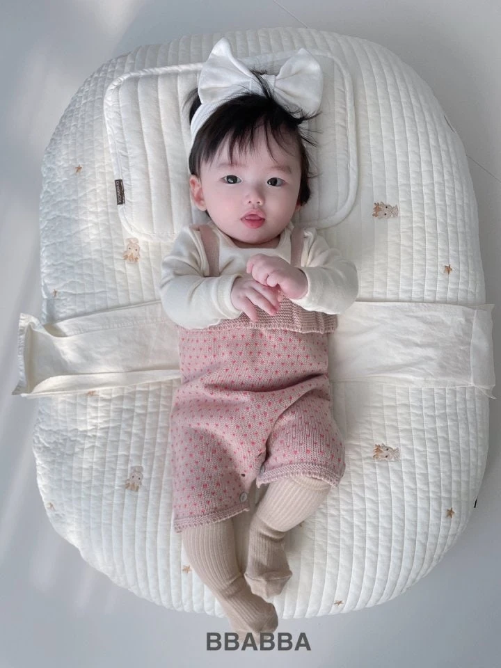 Bbabba - Korean Baby Fashion - #babyoutfit - Totto Frill Knit Suit - 6