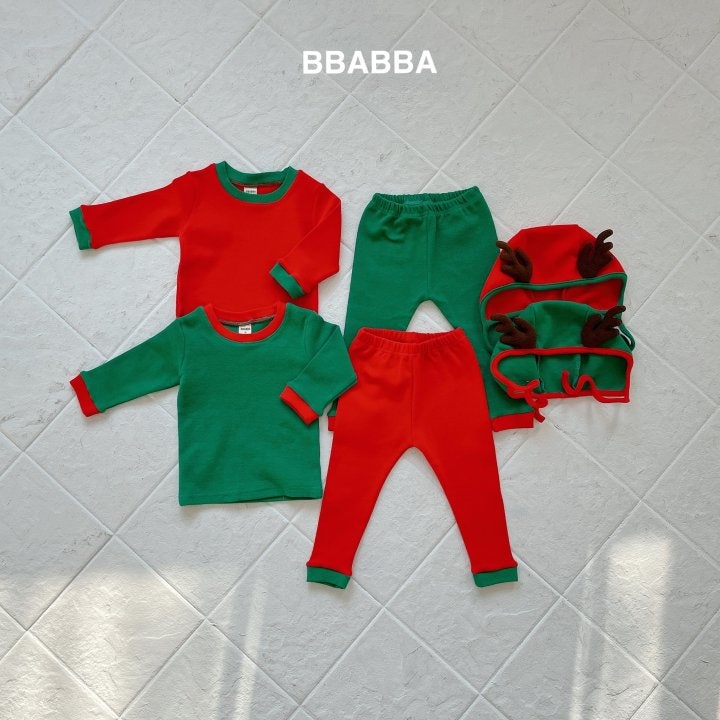 Bbabba - Korean Baby Fashion - #babyoutfit - Deer Top Bottom Set - 4