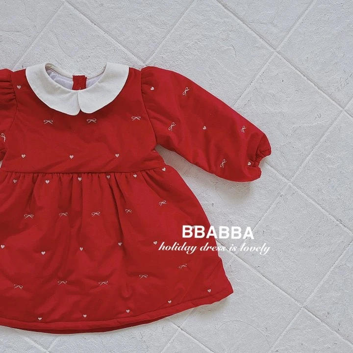 Bbabba - Korean Baby Fashion - #babywear - Holiday Embroidery Suit - 8