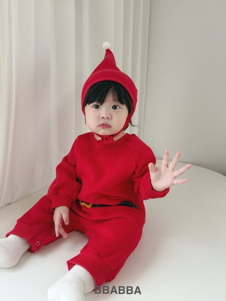 Bbabba - Korean Baby Fashion - #smilingbaby - Fleece Crew Suit Set - 5