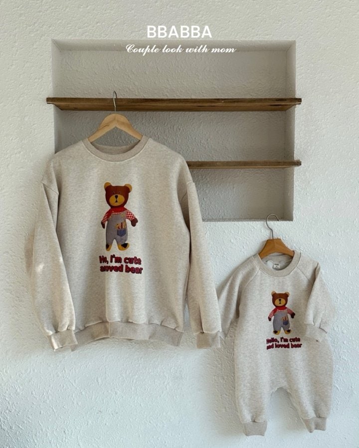 Bbabba - Korean Baby Fashion - #smilingbaby - Winter Bear Fleece Sweatshirts - 3