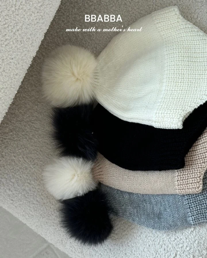 Bbabba - Korean Baby Fashion - #smilingbaby - Mink Earmuff Hat - 2