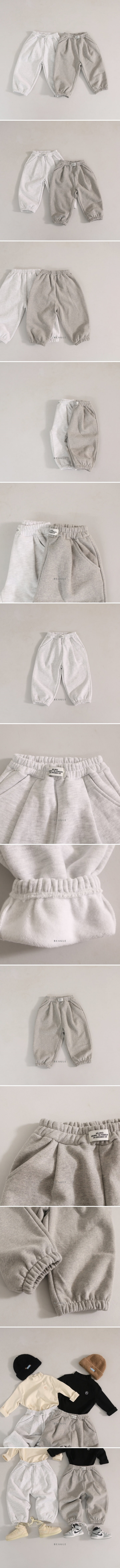 Beagle - Korean Children Fashion - #discoveringself - Soft Fleeced Jogger Pants