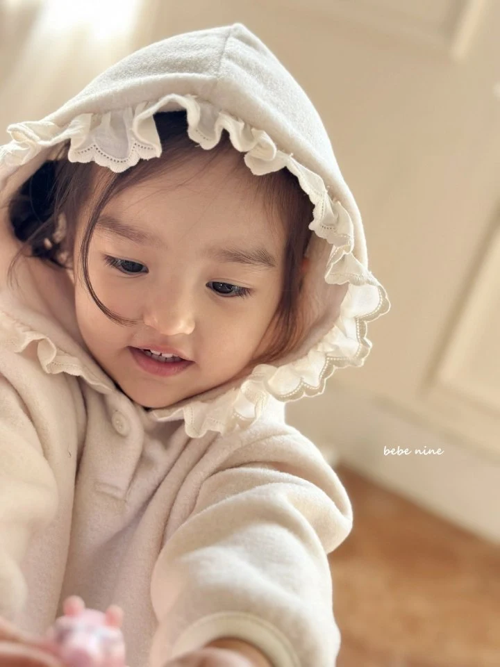 Bebe Nine - Korean Baby Fashion - #babyclothing - Lace Hoody - 10