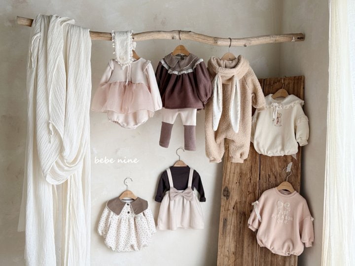 Bebe Nine - Korean Baby Fashion - #babyfashion - Ribbon Lace Bodysuit