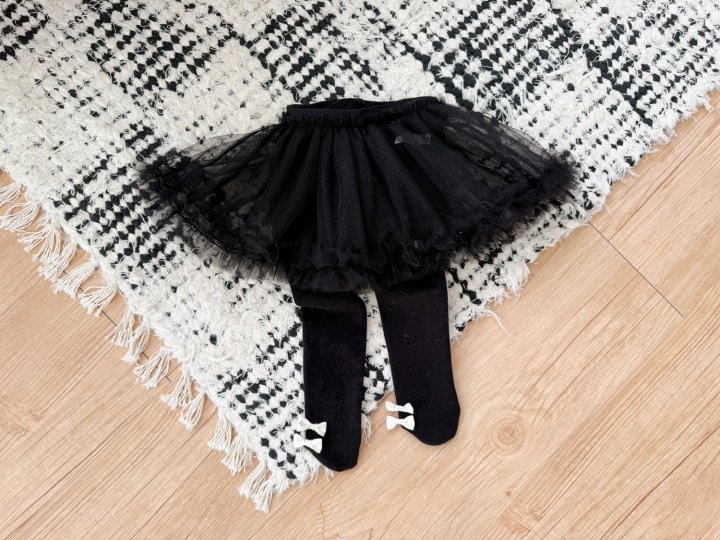 Bebe Nine - Korean Baby Fashion - #babyfashion - Ribbon Foot Leggings - 11