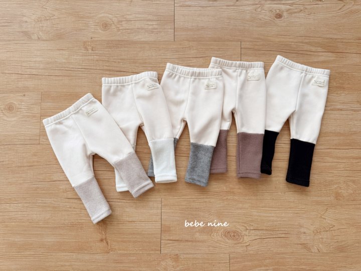 Bebe Nine - Korean Baby Fashion - #babyfashion - Soft Half Half Leggings