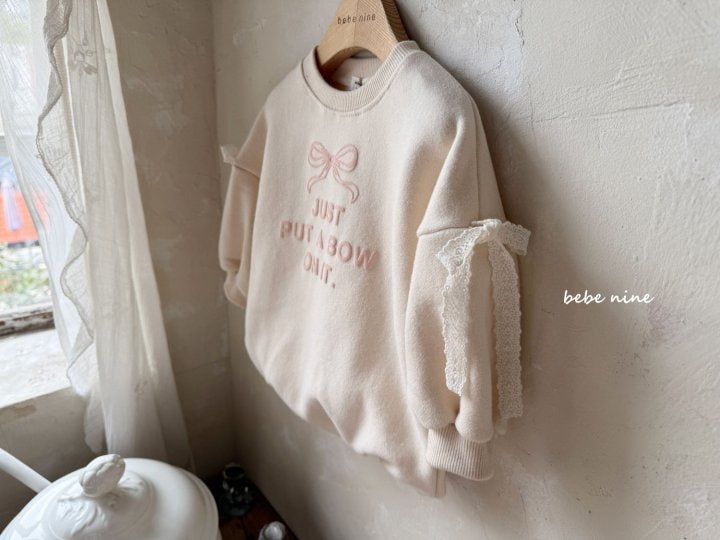 Bebe Nine - Korean Baby Fashion - #babyoninstagram - Ribbon Lace Bodysuit - 5