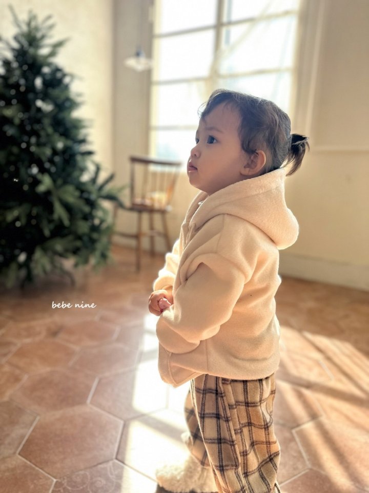 Bebe Nine - Korean Baby Fashion - #babyoninstagram - Check Jogger Pants - 9