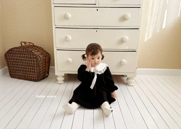 Bebe Nine - Korean Baby Fashion - #babyoninstagram - Merry One-piece - 8