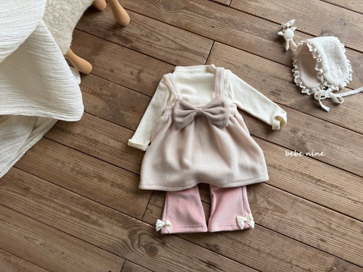 Bebe Nine - Korean Baby Fashion - #babyoutfit - Tiramisu Half Turtleneck Tee - 11