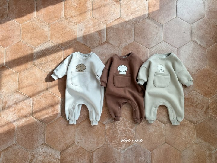 Bebe Nine - Korean Baby Fashion - #babyoutfit - Puppy Overalls - 5