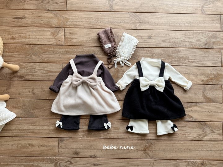 Bebe Nine - Korean Baby Fashion - #babywear - Ribbon One-piece - 6