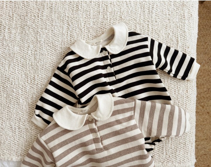 Bebe Nine - Korean Baby Fashion - #babywear - Soft Sailor Bodysuit - 5