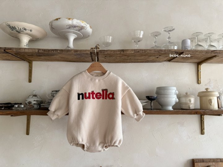 Bebe Nine - Korean Baby Fashion - #onlinebabyshop - Nutella Bodysuit - 6