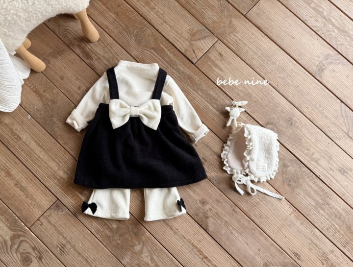 Bebe Nine - Korean Baby Fashion - #onlinebabyshop - Soft Ribbon Pants - 5