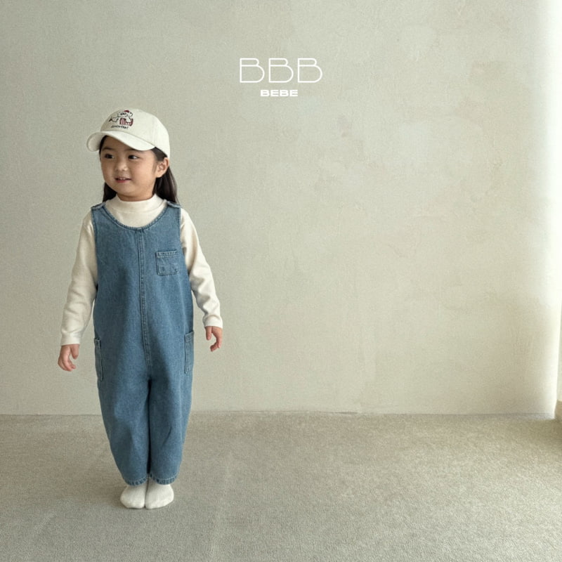 Bella Bambina - Korean Baby Fashion - #babyboutique - Bebe Ning Denim Suit - 2