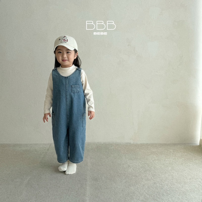 Bella Bambina - Korean Baby Fashion - #babyfashion - Bebe Ning Denim Suit - 6