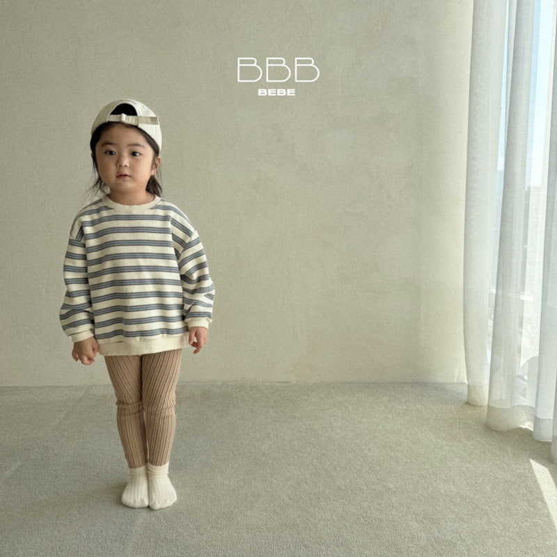 Bella Bambina - Korean Baby Fashion - #babyfever - Bebe Stripe Sweatshirt - 5