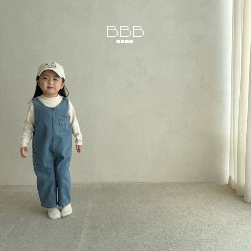 Bella Bambina - Korean Baby Fashion - #babyfever - Bebe Ning Denim Suit - 7