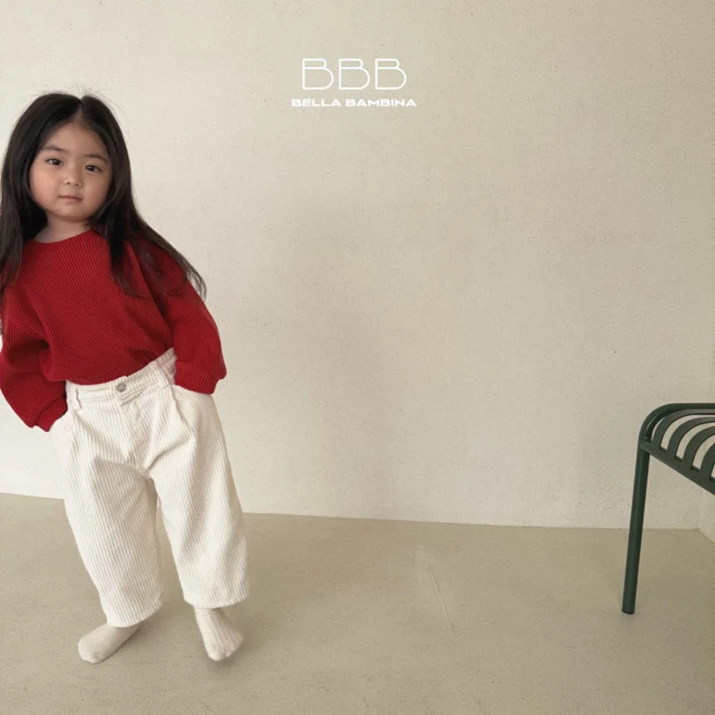 Bella Bambina - Korean Children Fashion - #childofig - Corduroy Pants - 5