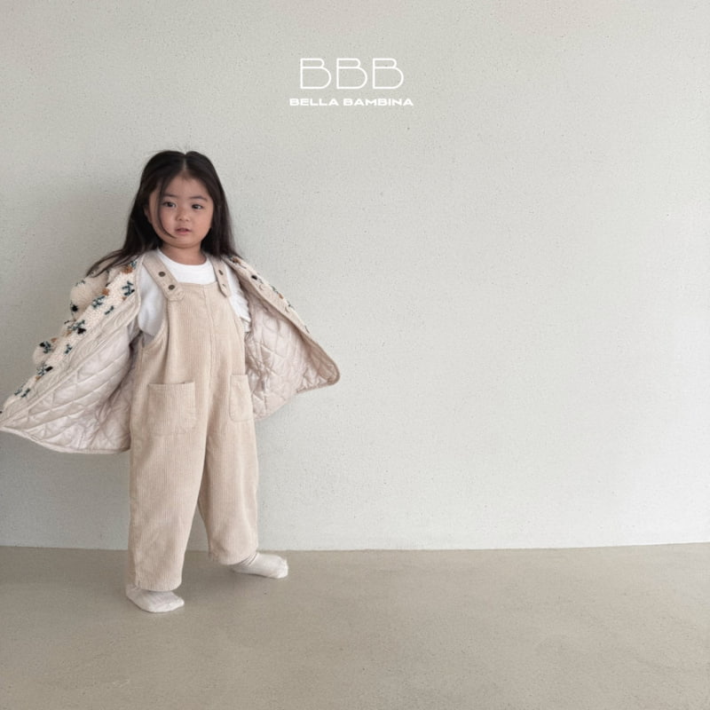 Bella Bambina - Korean Children Fashion - #discoveringself - Corduroy Overalls - 8