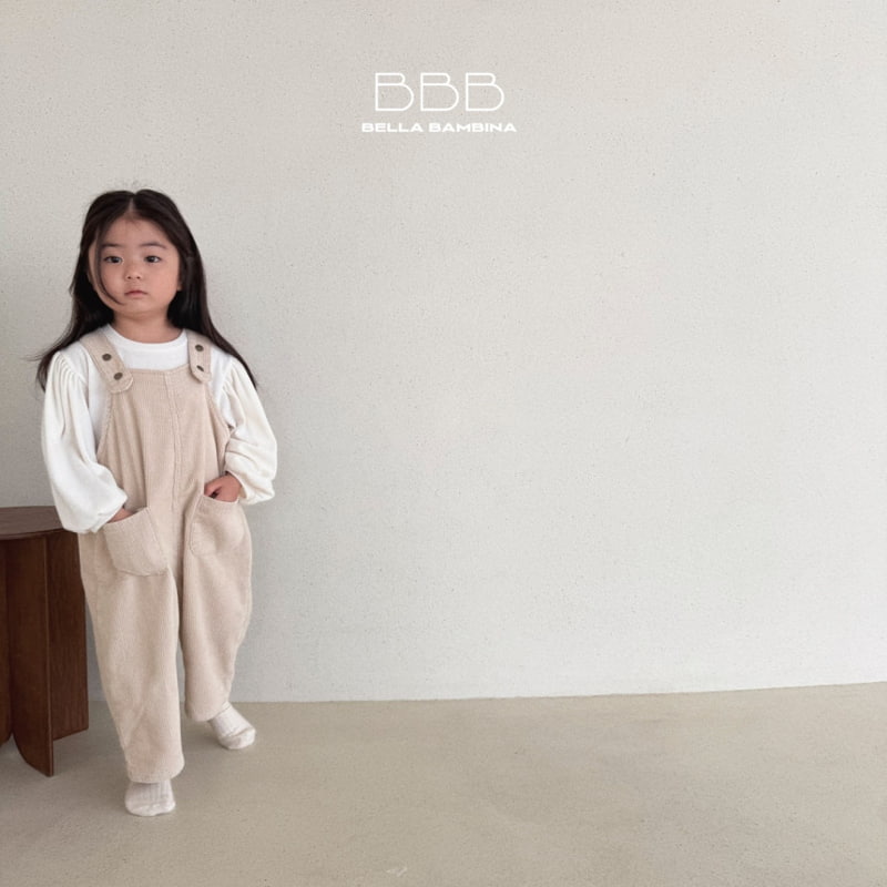 Bella Bambina - Korean Children Fashion - #fashionkids - Corduroy Overalls - 9