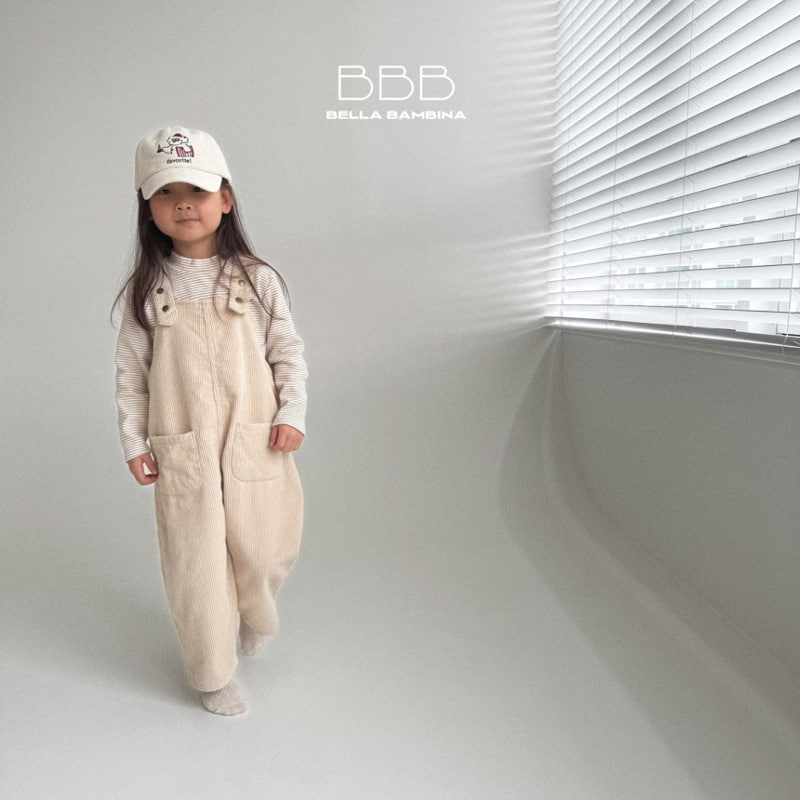 Bella Bambina - Korean Children Fashion - #prettylittlegirls - Corduroy Overalls - 3