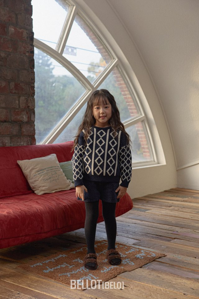 Bellot - Korean Children Fashion - #childrensboutique - Argyle Knit - 3