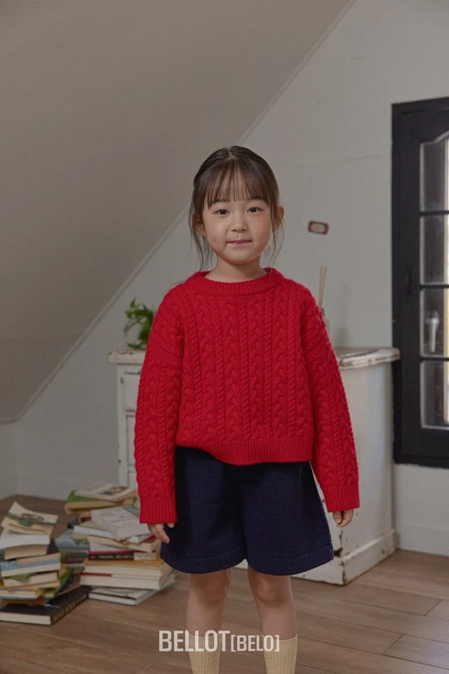 Bellot - Korean Children Fashion - #littlefashionista - Peach Knit - 8