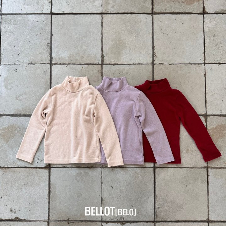 Bellot - Korean Children Fashion - #stylishchildhood - Soft Turtleneck Tee