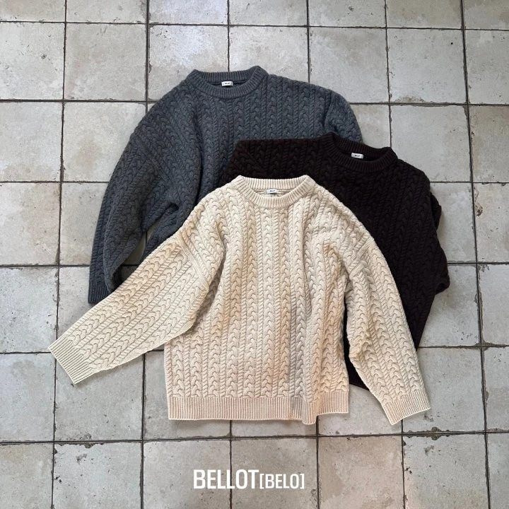 Bellot - Korean Women Fashion - #momslook - Peach Mom Knit - 9